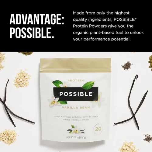 Miniatura 3 de Possible Proteína en polvo – Soporte para el crecimiento muscular y la recuperación – Proteína a base de plantas – Aminoácidos esenciales y BCAA