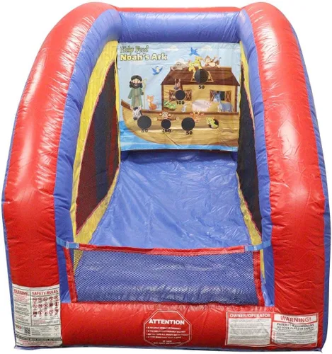 Miniatura 10 de Juegos de marco de aire sellado Ultralite Lanzamiento de bolas y bolsas Incluye marco, panel, soplador integrado, bolas y bolsa para patios