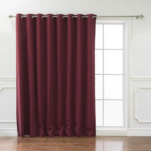 Miniatura 9 de Best Home Fashion Cortina térmica opaca con parte superior con ojales anchos Azul