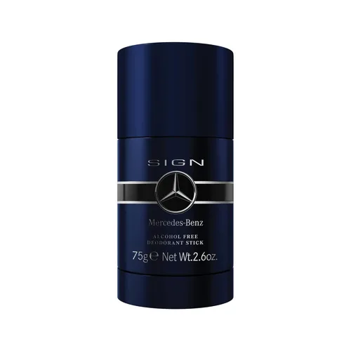 Mercedes-Benz Sign - Desodorante en barra para hombres - Desodorante en barra para hombre - Frijol Tonka, fragancias de pachulí - Desodorante sin