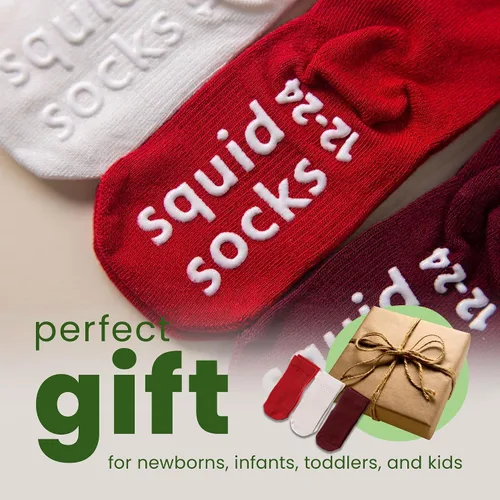 Miniatura 7 de squid socks Calcetines de viscosa de bambú 0-6M, 6-12M, 12-24M y 2T-3T Calcetines que se mantienen puestos