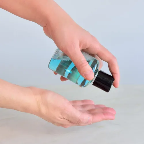 Miniatura 4 de Youngever Paquete de 12 recipientes vacíos de 4 onzas con tapa de disco, botellas de plástico con tapa abatible superior de disco, botellas