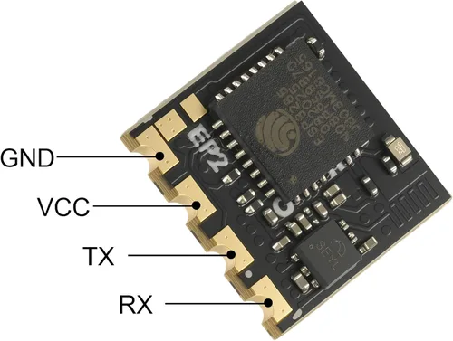 Miniatura 2 de Happymodel ELRS PP 2.4GHz RX SX1280 EXPRESSLRS Nano Receptor de largo alcance (EP2 RX)