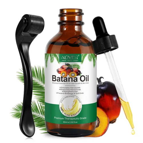 Aceite de batana crudo para el crecimiento del cabello, aceite de batana 100% puro de Honduras, nutre el cabello seco y dañado, elimina las puntas