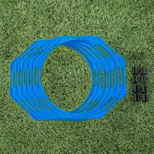 Miniatura 11 de FORZA Anillos octa de entrenamiento de agilidad [Pack de 6] Equipo de entrenamiento de fútbol Juego de anillos de agilidad multideporte Equipo