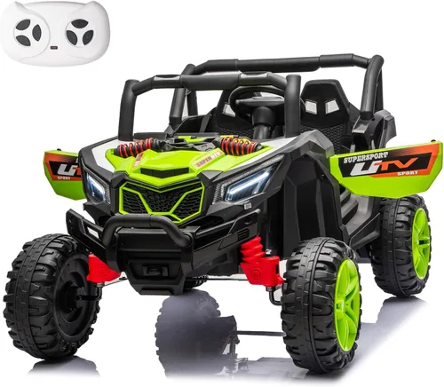 Miniatura 8 de Auto de paseo para niños, juguetes de paseo de 24 voltios, juguete eléctrico para niños a partir de 3 años, 24 V, funciona con batería de 24 V, UTV