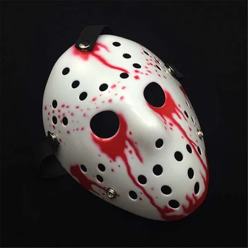 Miniatura 2 de Leprato Máscara de Halloween Retro Espesar Máscara de Hockey de Horror Máscara de Halloween Máscara de Paty Cosplay Máscara de Disfraz