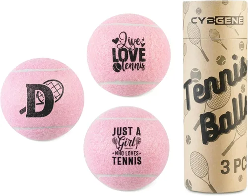 Miniatura 16 de Regalos de tenis, pelota de tenis personalizada, juego de 3 pelotas de tenis únicas con paquete de regalo, perfecto para compañeros de equipo de Men