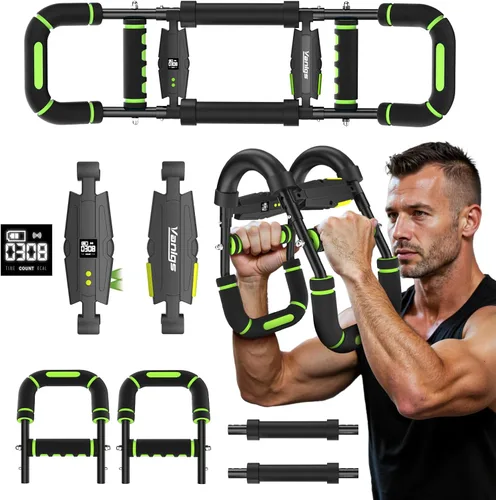 Miniatura 11 de Twister Arm Trainer for Men, Chest Workout Equipment 5-Level Adjustable (40-130lb) with Ergonomic 27° Targets Biceps/Clip/Thigh, Portable Exerciser