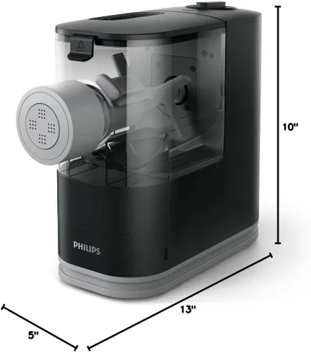 Miniatura 11 de Philips HR2371/05 Máquina para hacer pasta, compacta. Viva Collection, color negra, S, Negro