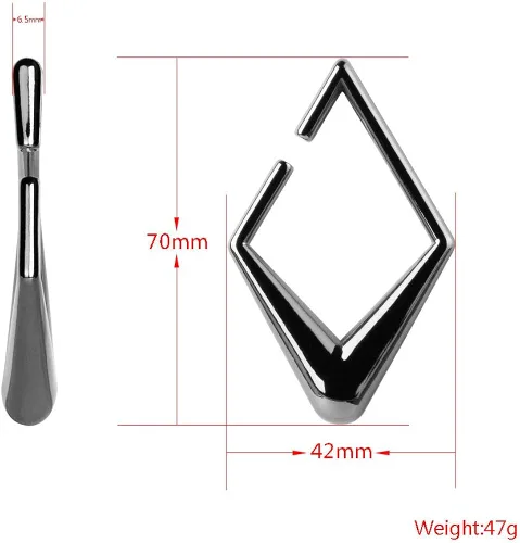 Miniatura 5 de KUBOOZ - Pesas para las orejas, expansores para estirar el lóbulo de la oreja, aretes pesados