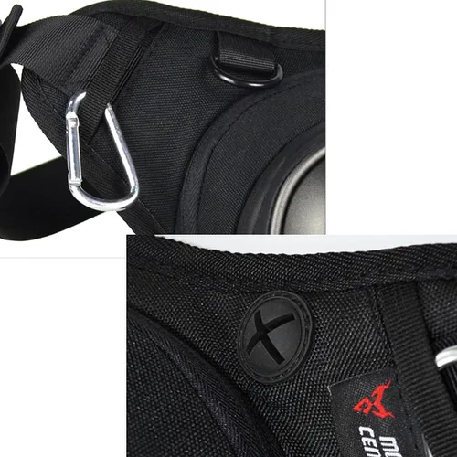 Miniatura 5 de Riñonera para muslo, unisex, impermeable, con extensor para correr, ciclismo, motociclismo, senderismo, Gris
