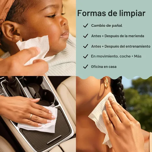 Miniatura 5 de The Honest Company - Toallitas limpiadoras para bebé con 99% de agua, respetuosas con el medioambiente, a base de plantas, hipoalergénicas