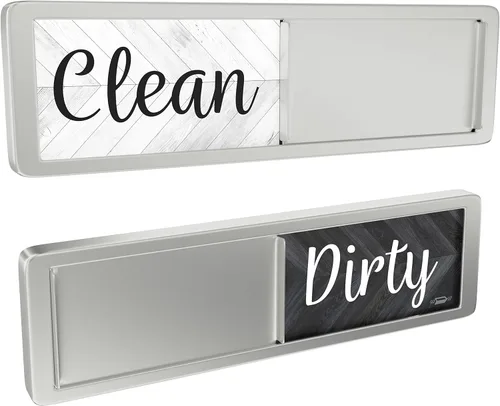 Miniatura 7 de Imán para lavavajillas Clean Dirty Sign, imán de limpieza sucia para lavavajillas, decoración rústica de cocina de granja, indicador magnético