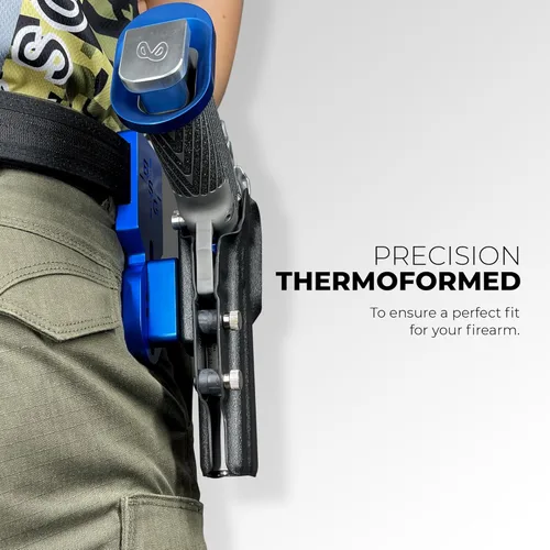 Miniatura 6 de Funda de competición profesional resistente para marco de polímero Walther PPQ Q5, PPQ M2 de 5 pulgadas Rojo / fibra de carbono