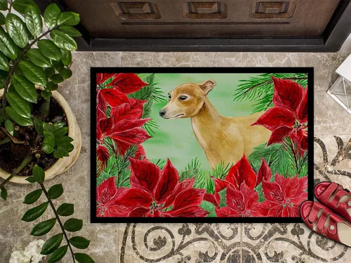 Miniatura 3 de Caroline's Treasures CK1346MAT - Felpudo italiano de galgos de 18 x 27 pulgadas, tapete para puerta delantera, interior y exterior, para entrada