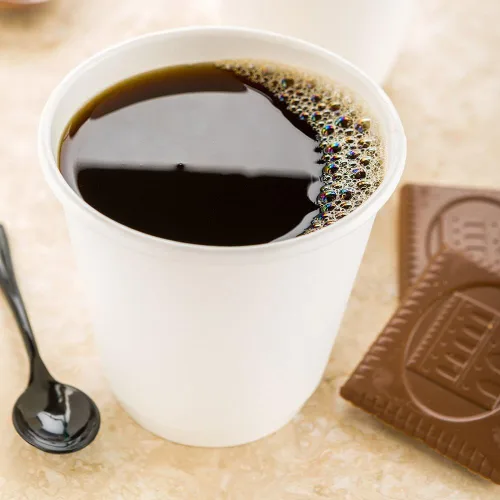 Miniatura 62 de Restaurantware Tazas de café de papel de 4 onzas, 25 tazas de papel desechables de doble pared, a prueba de fugas, reciclables, tazas calientes
