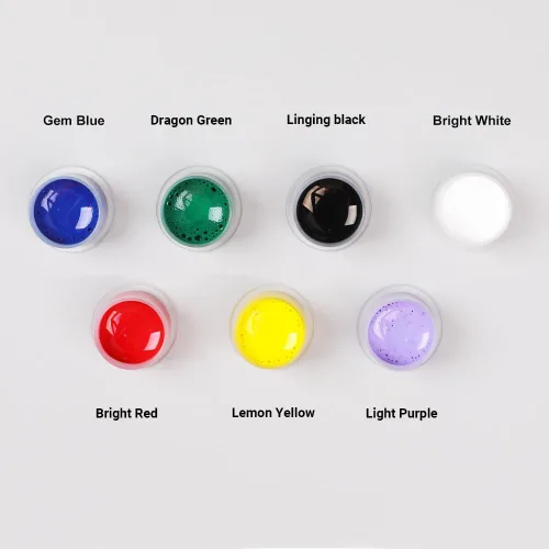 Miniatura 3 de STIGMA Juego de tinta de tatuaje profesional de 7 colores con 0.5 fl oz 1/2 oz por botella de tinta de tatuaje para artistas de tatuaje