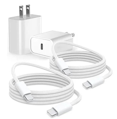 Miniatura 7 de Adaptador de cargador rápido de 3 pies y 20 W para AirPods 4 Gen 4 generación, AirPods Pro 3 2025/Pro 2 2nd, Air Pods Max 2024, iPhone 17 16e 16 15