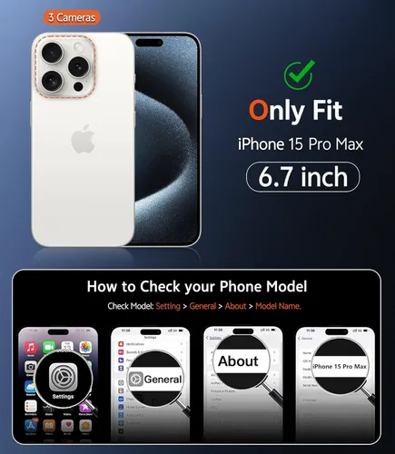 Miniatura 1147 de FNTCASE Funda para iPhone 13 Pro-Max: Fundas magnéticas transparentes compatibles con Magsafe Slim anti amarillamiento protección contra caídas