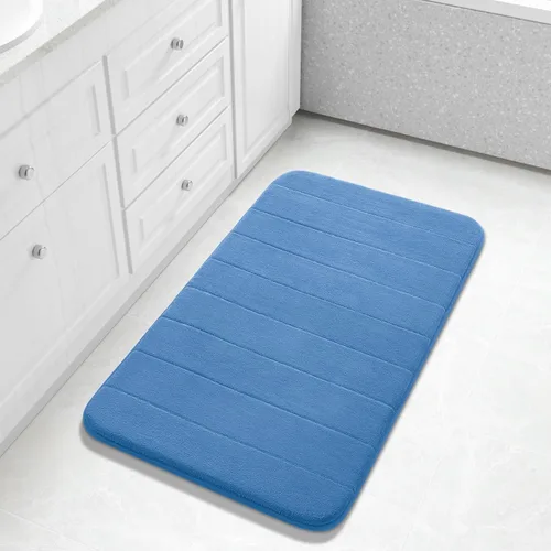 Miniatura 81 de Yimobra Tapete de baño de espuma viscoelástica, súper suave, absorbente, antideslizante, de secado rápido, lavable a máquina, tapete para bañera