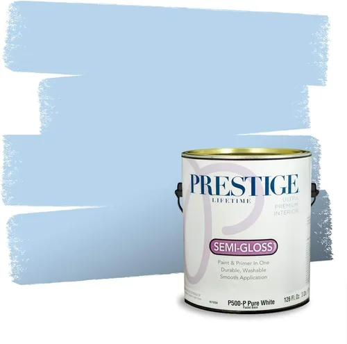 Miniatura 1470 de Pintura Exterior + imprimación PRESTIGE, todo-en-uno, 1 galón, acabado mate, color comparable al Valspar* Royal Gray* VS151-Gris real