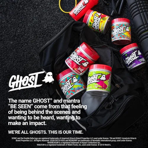 Miniatura 6 de GHOST Legend - Polvo de preentrenamiento, Sonic Cherry Limeade - 30 porciones - Pre-entrenamiento para hombres y mujeres con colina, L-citrulina