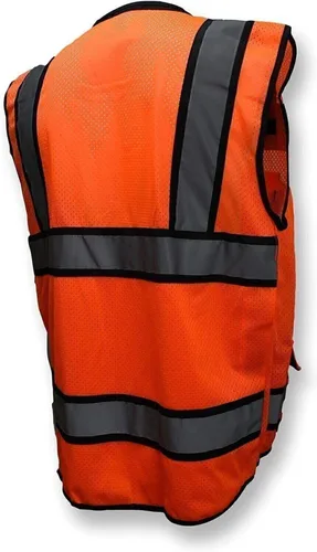 Miniatura 3 de Radians SV65-2ZOM-M Chaleco de seguridad industrial, naranja, mediano, grande