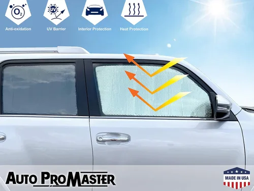 Miniatura 2 de Parasoles de asiento delantero para ventana lateral de ajuste personalizado (2 unidades) para Ford Transit Van 2015-2020 2021 2022 2023 2024 2025