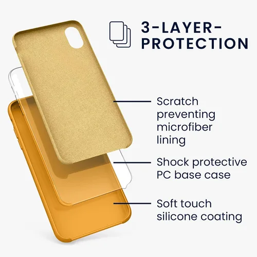 Miniatura 6 de kwmobile Funda compatible con Apple iPhone XR - Funda de silicona TPU con acabado suave - Mango