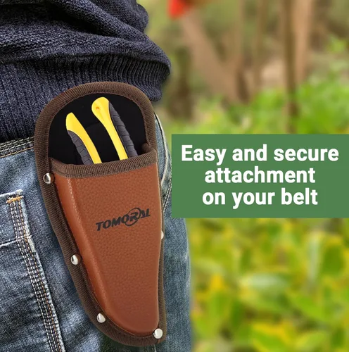 Miniatura 5 de Funda de podadora para podar, bolsa colgante de piel sintética, alicates para podar a mano, tijeras de jardín, podadoras1