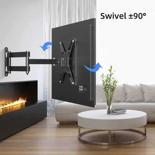Miniatura 5 de Suptek Soporte de pared para monitor de TV de movimiento completo para la mayoría de televisores y monitores de pantalla plana LED LCD de 13 a 42