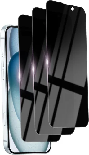 Miniatura 8 de Paquete de 3 protectores de pantalla de privacidad para iPhone 17 Pro Max, vidrio templado de 6.9 pulgadas, protección ocular antiespía, cobertura