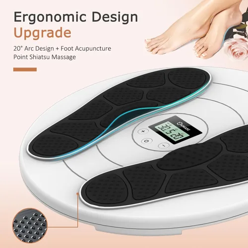 Miniatura 7 de KNQZE Masajeador de pies para aliviar el dolor de neuropatía - TENS + EMS, tecnología de doble pulso, 10 modos, 20 intensidades, control remoto