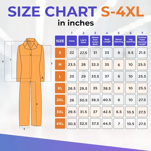 Miniatura 7 de AMZ Medical Supply Overol desechable naranja para hombres/mujeres, grande. Traje de material peligroso desechable. Overol transpirable de PP+PE