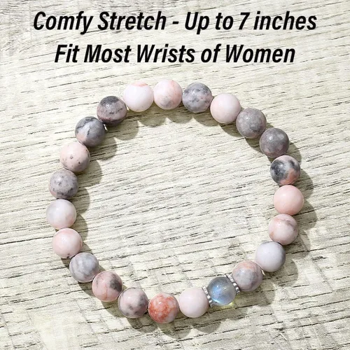 Miniatura 24 de Regalos de Navidad para mamá, tía, abuela, hermana, amor, equilibrio, pulsera de cristal natural con significado, regalos hechos a mano