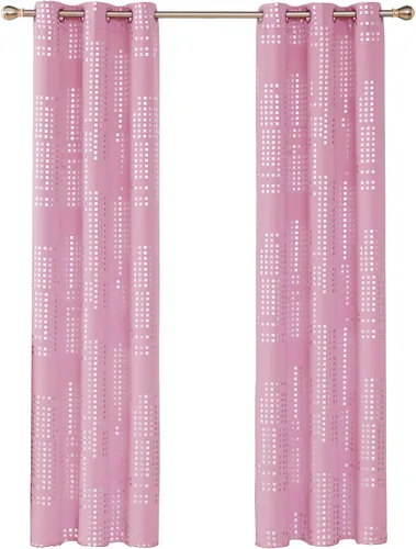 Miniatura 3 de Deconovo - Cortinas opacas para oscurecer la habitación, con aislamiento térmico, cortinas con ojales