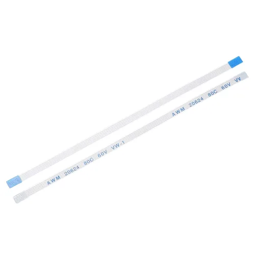 Miniatura 54 de uxcell Cable plano flexible, 10 pines de 0.020 in de paso de 5.906 in FPC FFC cable de cinta flexible para TV LCD, reproductor de DVD, laptop, 5