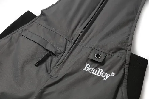Miniatura 4 de Lelaki Baberos de esquí de nieve para niños pequeños, con aislamiento Waterporoof Ripstop para invierno, pantalones de snowboard para niños y niñas