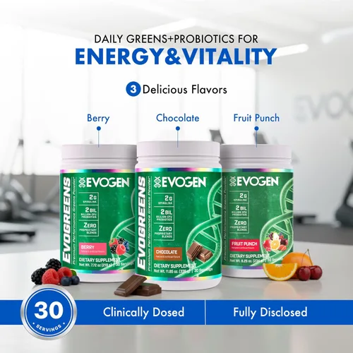 Miniatura 2 de Evogen Evogreens - Polvo Super Greens Promueve la recuperación, el bienestar y la salud inmunológica Superalimento en polvo con espirulina