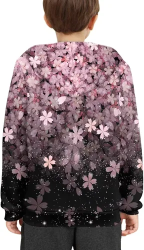 Miniatura 4 de Ystardream Sudaderas con capucha y bolsillo para niñas adolescentes y niñas, manga larga