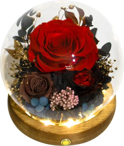Miniatura 13 de Valley of Rain & Forest Flores reales de larga duración, regalo floral único para que envíes amor para todas las ocasiones, para decoración de Rosa