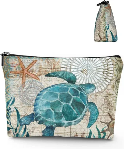 Miniatura 12 de Bolsa de maquillaje de leopardo, de gran capacidad, portátil, para artículos de tocador, bolsa de cosméticos para mujeres, bolsa de viaje