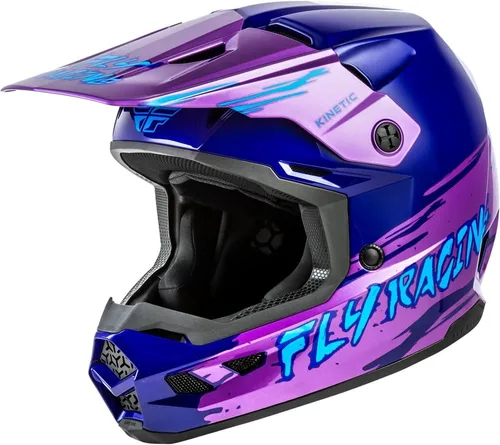 Miniatura 12 de Casco Fly Racing Youth Kinetic Surge - Casco de equitación para bicicleta de tierra, MTB, BMX y motocicleta Negro/Rojo/Amarillo