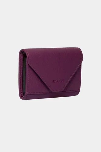 Miniatura 87 de grande Estuches para tarjetas 3639, Naranja, Tarjetero de cuero con cierre magnético, cartera pequeña de acordeón para mujer