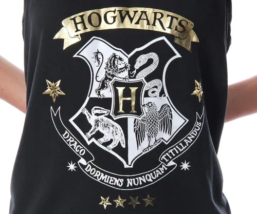 Miniatura 4 de Harry Potter Hogwarts House Crest - Conjunto de pijama para mujer con espalda cruzada y pantalones cortos