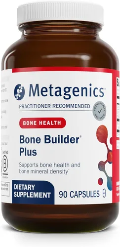 Metagenics Bone Builder Plus - Suplemento MCHC para la salud ósea* - Fórmula de alta absorción con calcio, fósforo y 2000 UI de vitamina D - Sin GMO