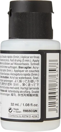 Miniatura 3 de Vallejo Pintura de barniz de metal brillante, 1.1 fl oz