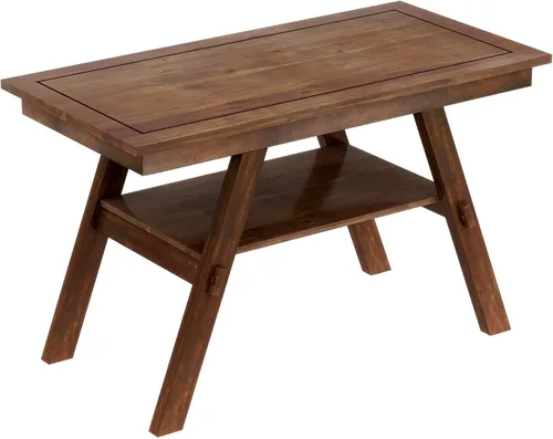 Miniatura 8 de SOFTSEA Juego de mesa de comedor de estilo rústico de 6 piezas para 6, mesa de cocina de madera con banco y 4 sillas tapizadas, juego de mesa