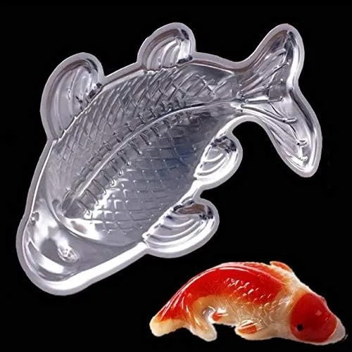 Miniatura 8 de Molde Koi en forma de pez - Molde para pastel de aleación de aluminio 3D (10 pulgadas)